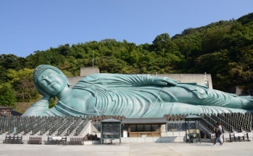 Nhật Bản: Ảnh tượng Phật nhập Niết bàn đẹp tuyệt vời